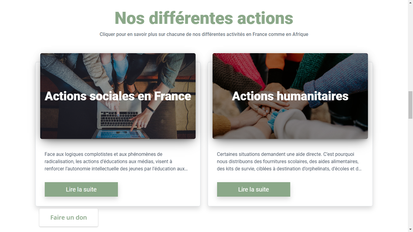 devenir, Association d'aide humanitaire à paris